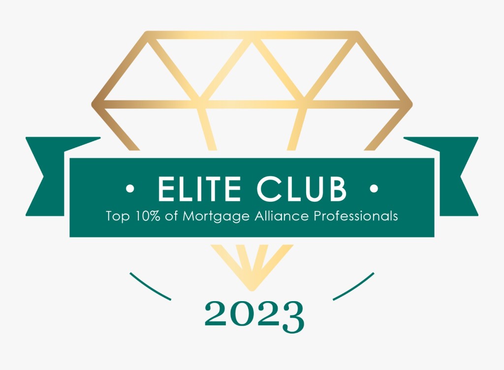 Mortgage Alliance Elite Club award 2023 — Top 10% of professionals